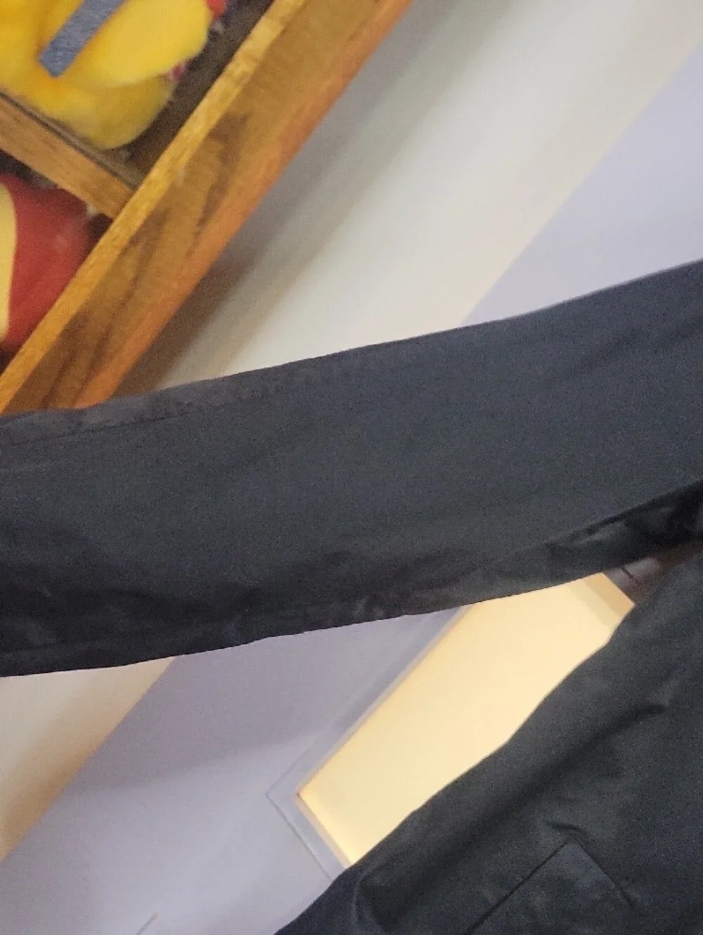 Banana Republic Men's Black Zip-Front Windbreaker Jacket